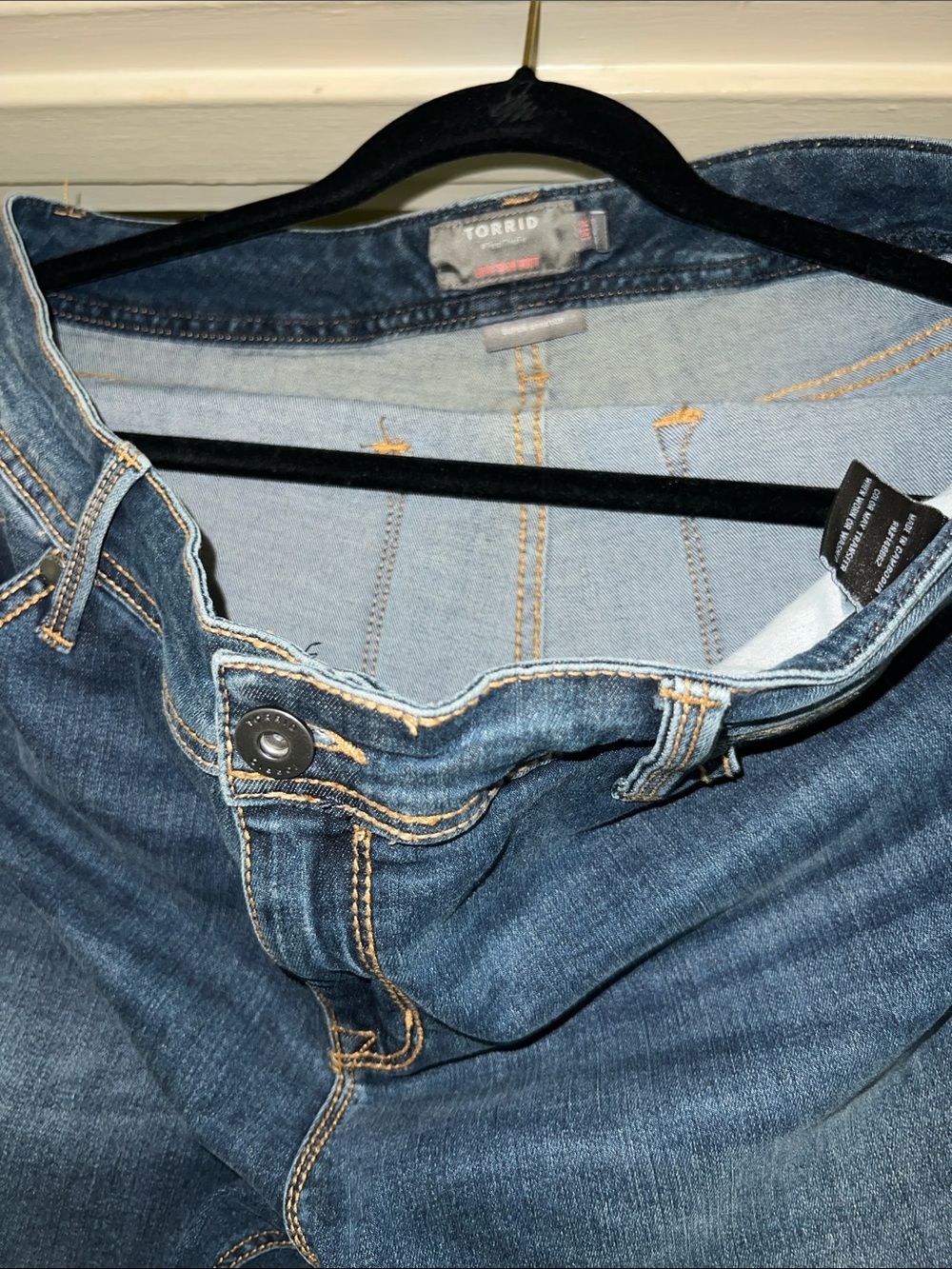 torrid Dark Wash Blue Bootcut Jeans